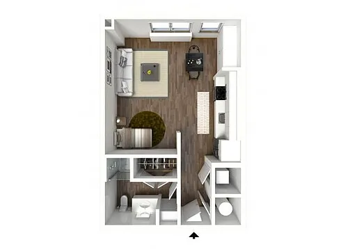 Floor plan Studio