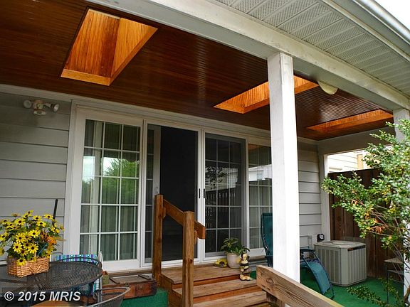 Covered Porch w/Skylights