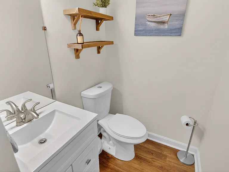 Half-bath on first floor