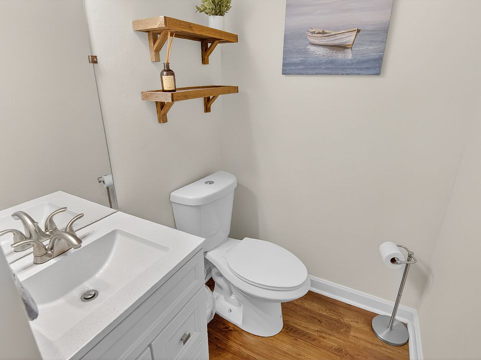 Half-bath on first floor