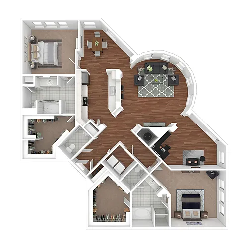 Floor plan B3
