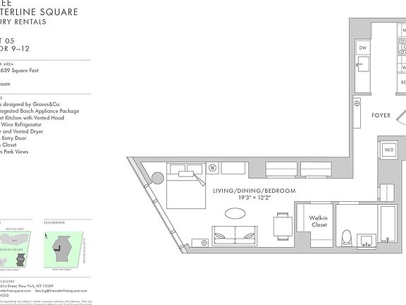 2nd image of 645 W 59th St APT 1105