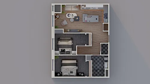 Floor plan Two Bedroom
