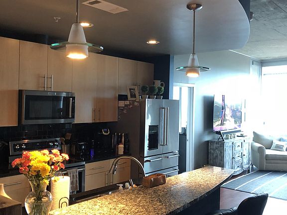 Kitchen view from entryway