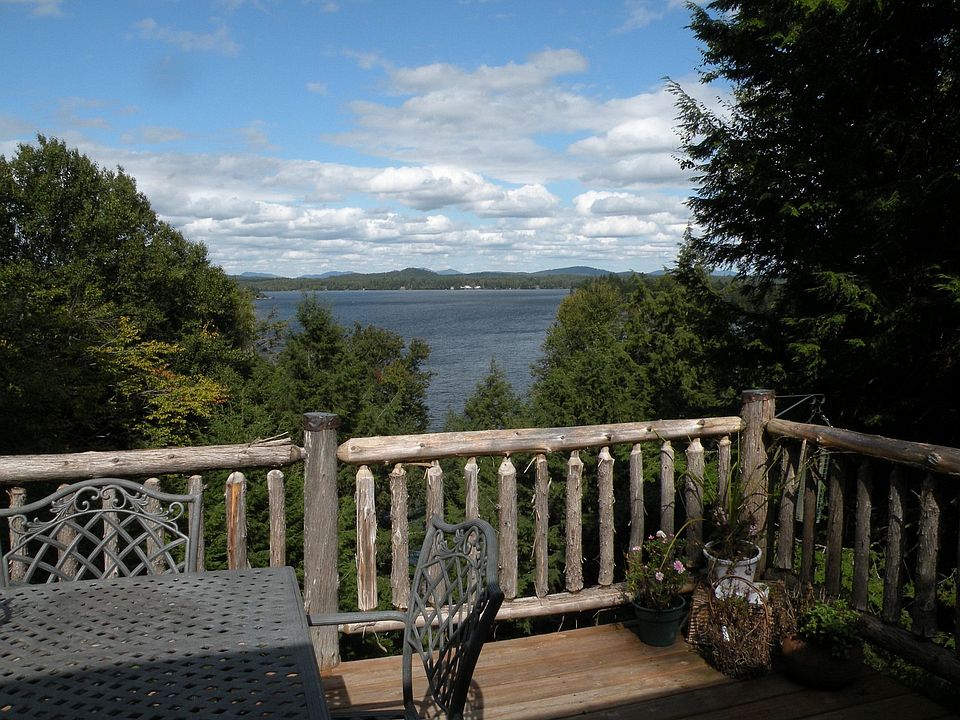 View of Upper Saranac Lake from your deck.
