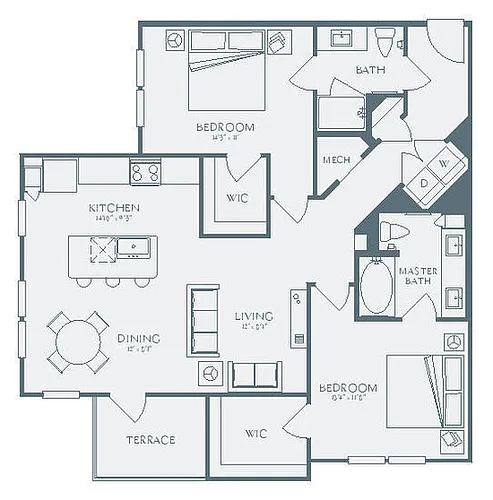 Floor plan B1