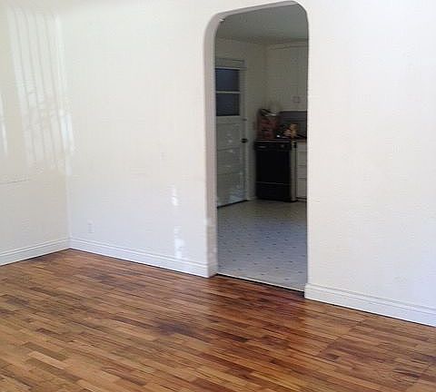 Archway from lvg to kitchen