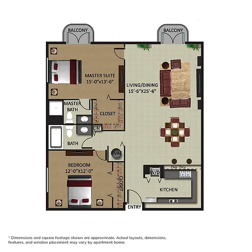 Floor plan Poinciana 2/2