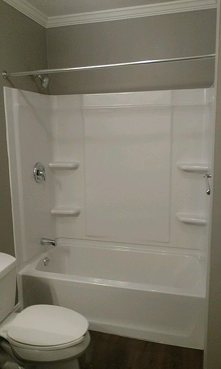 New bath and shower