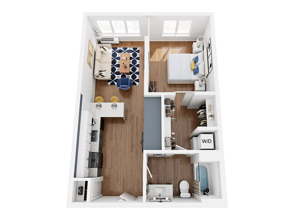 Floor plan 1X1