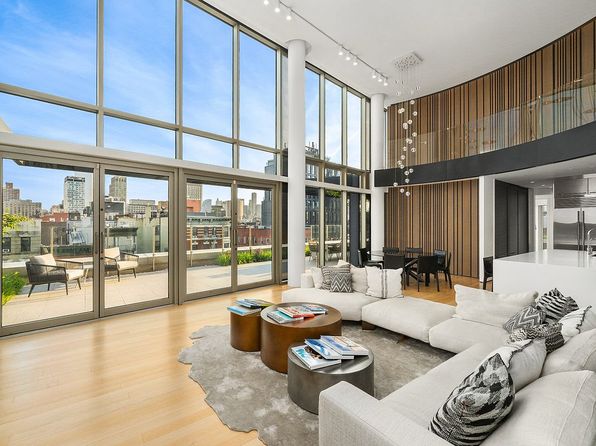 ペントハウス＆ロフト Ｈｏｕｓｅｓ　ｎｏｗ $2.3M Tribeca Penthouse Boasts Angled Skylights and Huge