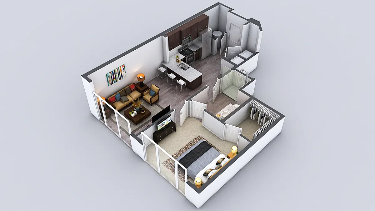 Floor plan 1-DL
