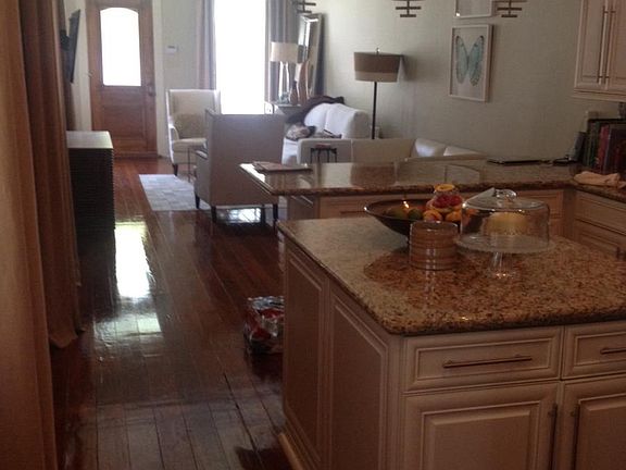 View from kitchen to front door.