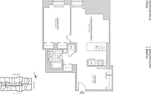 1st image of 70 Pine St APT 1704