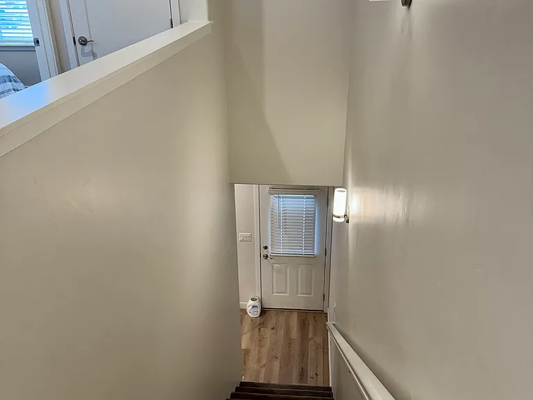 Stairs down to main level