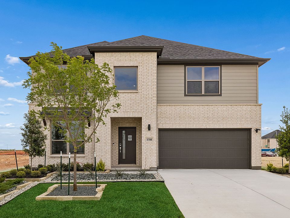 Madero Winters Model Home in Haslet TX by Trophy Signature Homes