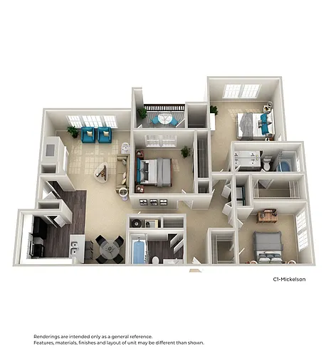 Floor plan C1