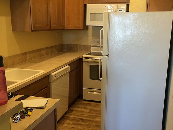 kitchen is small but LOTs of storage