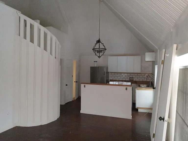 from living looking towards kitchen