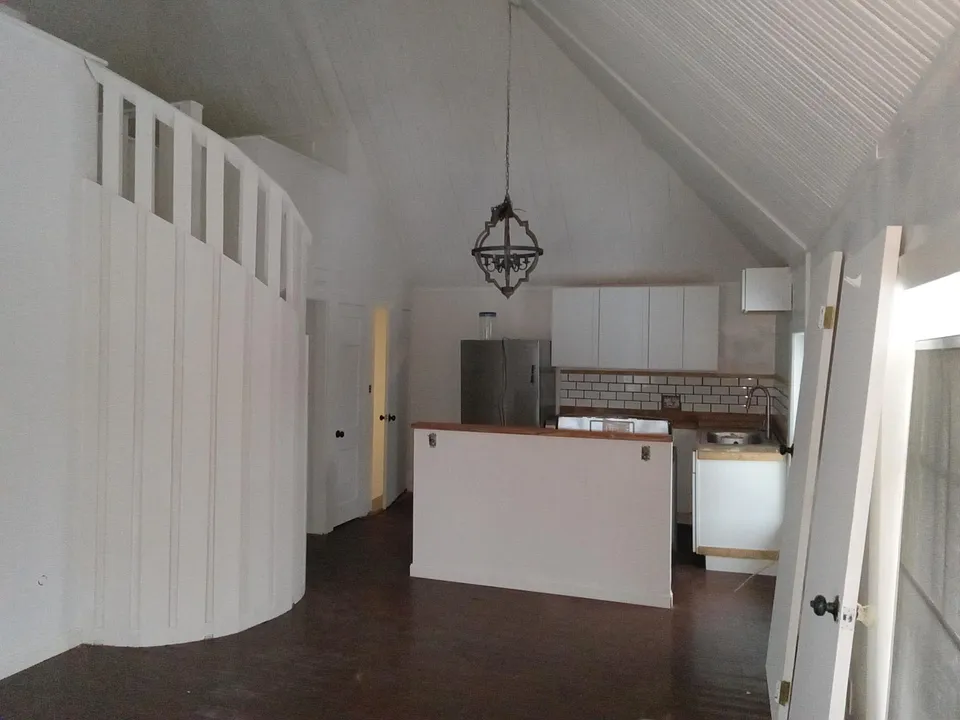 from living looking towards kitchen