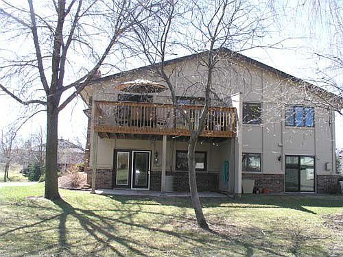 Not all the units have a private deck like this home features!