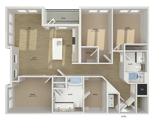Floor plan C02