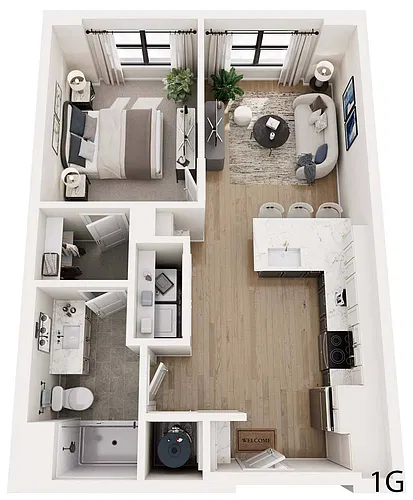 Floor plan 1G