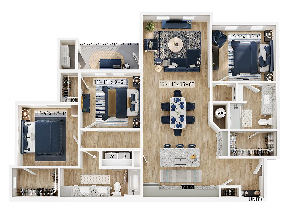Floor plan C1