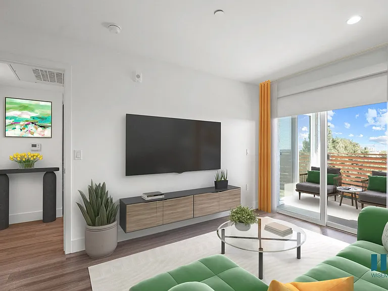Entryway and Living Room with a Patio