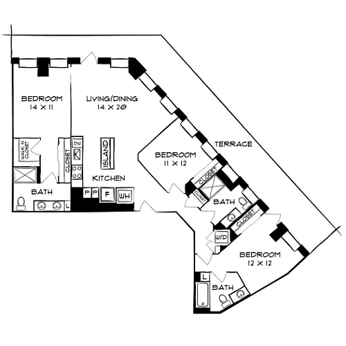 Floor plan Design 3B30