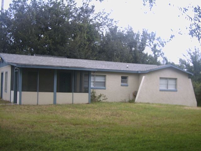 front yard and porch