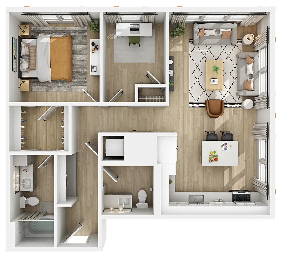Floor plan B1