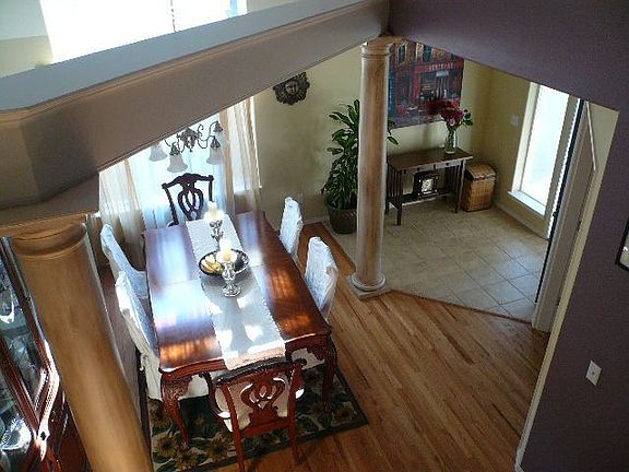 View from top landing