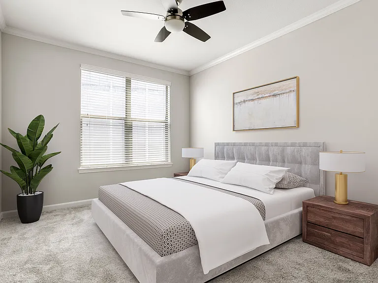 Spacious bedrooms that feel like home