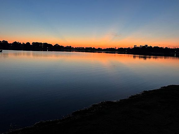 West facing sunset