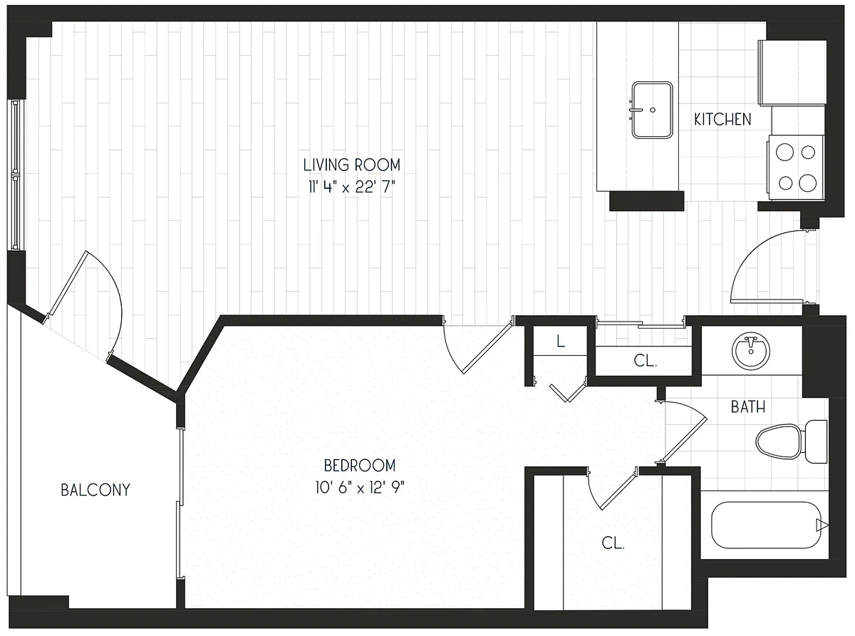 Floor plan 1x1 A5 - Partial