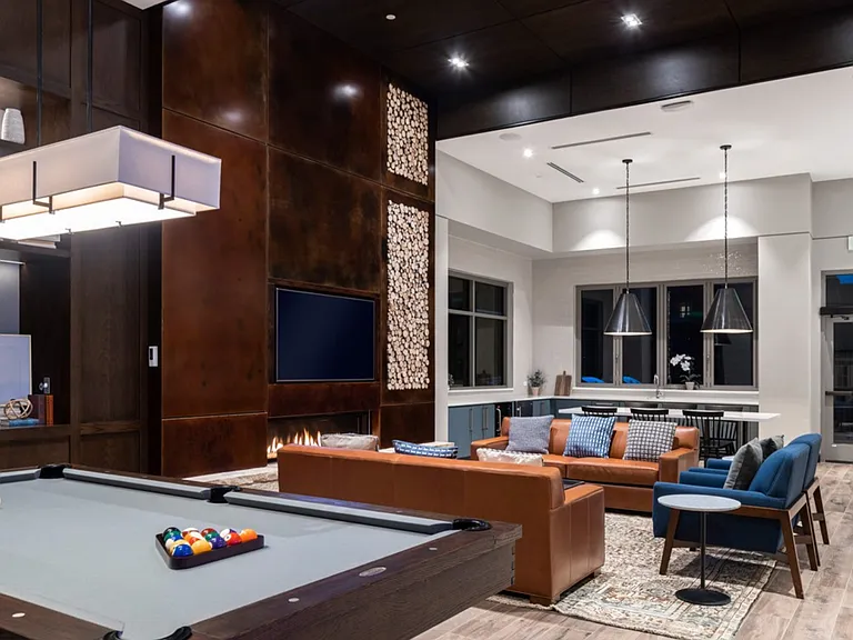 Catch the game in the resident club room