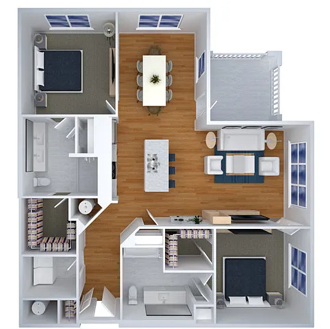 Floor plan B3-E