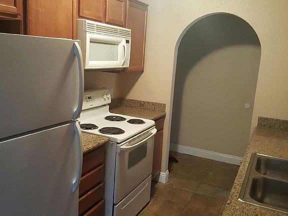 Kitchen with refrigerator 