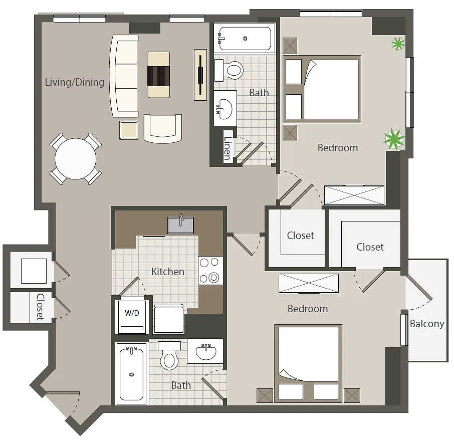 Floor plan 2PH2