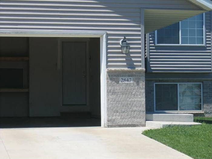Front View 2 Car Garage
