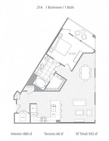 Floor plan A21