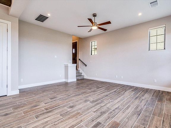Living room and front door