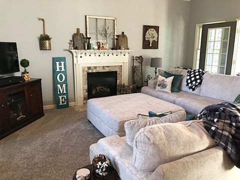 Spacious living room