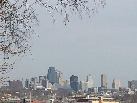 View of Downtown from the balcany