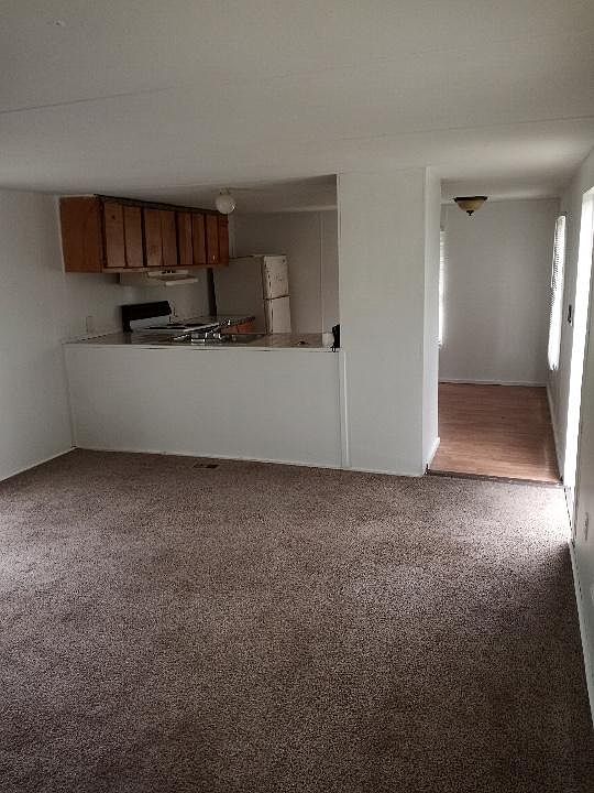 Living room and kitchen view