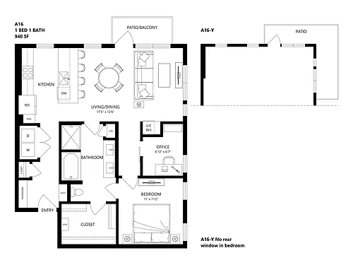 Floor plan A16