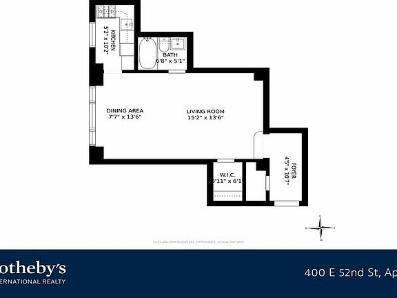 2nd image of 400 E 52nd St APT 1A