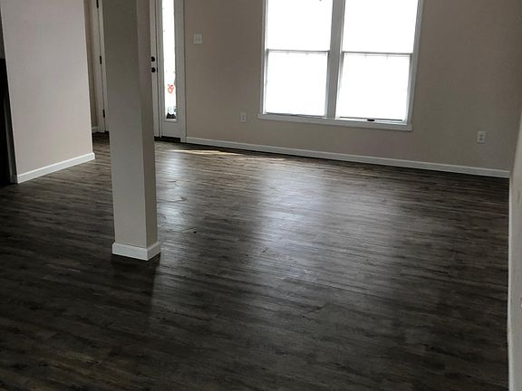 View of living room from the kitchen