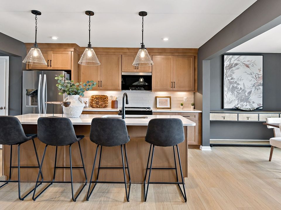 The York II first-floor kitchen entry offers a functional layout for easy access and daily living.